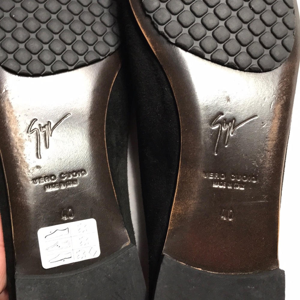 Giuseppe Zanotti Flats - Black Suede, Size 10 US, with Dust Jacket - Picture 8 of 8